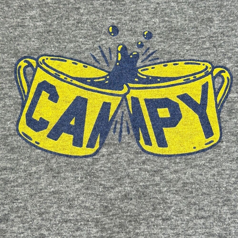 COTOPAXI Campy T Shirt Womens M Gray Short Sleeve Graphic Cotton Blend
